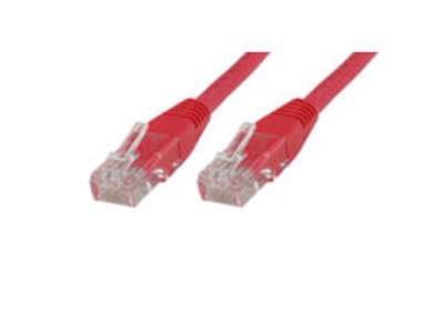 Microconnect UTP5005R netværkskabel Rød 0,5 m Cat5e U/UTP (UTP)