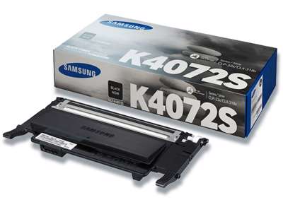 Toner, CLT-K4072S, Black-sort, 1.500 sider, Samsung 4072S