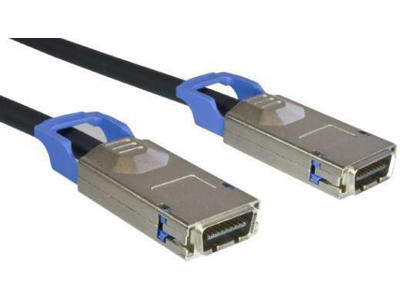 Microconnect SFF8470/SFF8470-1000TS InfiniBand og fiberoptisk kabel 10 m Sort