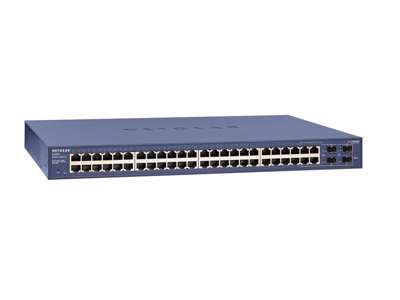 NETGEAR GS748T Administreret L2+ Gigabit Ethernet (10/100/1000) Blå