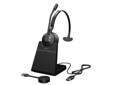 Jabra 9553-415-111 hovedtelefoner/headset Trådløs Kontor/Callcenter Sort, Titanium