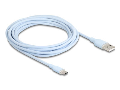 DeLOCK 81224 USB-kabel USB 2.0 4 m USB A USB C Blå