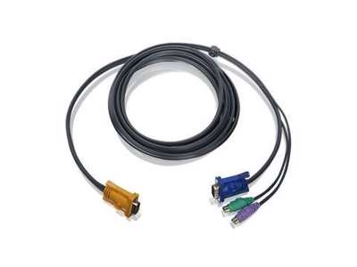 iogear PS/2 KVM Cable 10 Ft KVM-kabel Sort 3 m