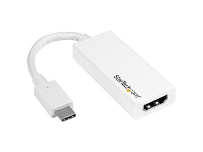 StarTech.com CDP2HD4K60W USB grafisk adapter 3840 x 2160 pixel Hvid