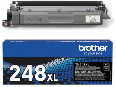 Toner, TN248XLBK, Black-sort, 2.300 sider, Brother