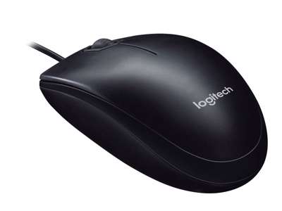 Logitech M90 HD Optical Mouse, Black