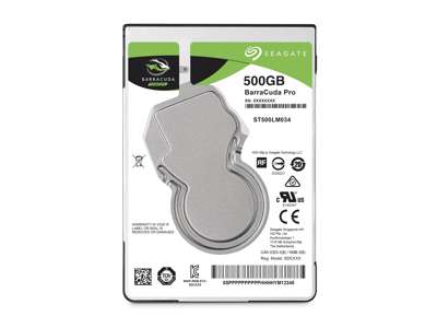 Seagate Barracuda Pro harddisk 500 GB 7200 rpm 128 MB 2.5" Serial ATA III