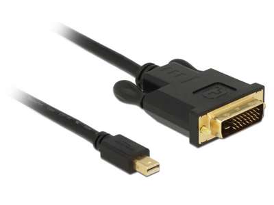 DeLOCK 83991 videokabel adapter 5 m Mini DisplayPort DVI-D Sort