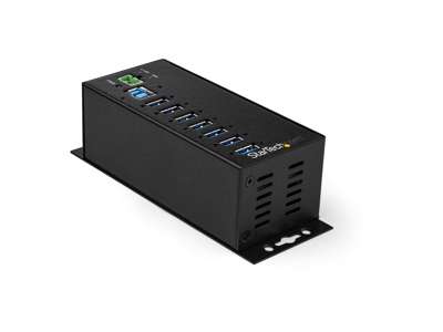 StarTech.com HB30A7AME interface hub USB 3.2 Gen 1 (3.1 Gen 1) Type-B 5000 Mbit/s Sort