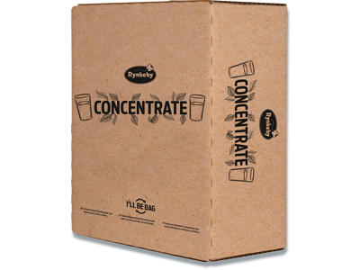 Læskedrik, Rabarber, 5 liter, Koncentrat, Bag-in-Box, Rynkeby Økologisk Concentrate