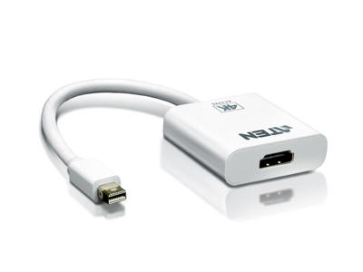 ATEN VC981-AT videokabel adapter Mini DisplayPort HDMI Hvid