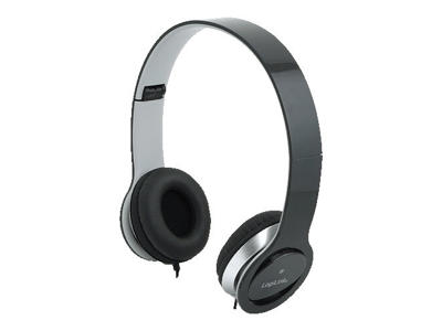 LogiLink HS0028 hovedtelefoner/headset Ledningsført Opkald/musik Sort