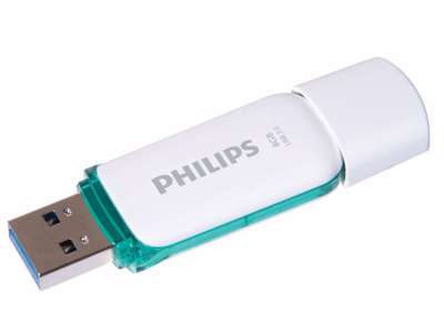 Philips FM08FD75B USB-nøgle 8 GB USB Type-A 3.2 Gen 1 (3.1 Gen 1) Turkis, Hvid