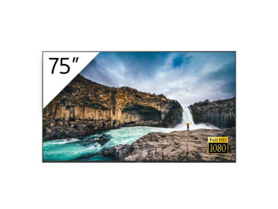 Sony Professional BRAVIA FWD-75X905H Digital fladpaneldisplay 190,5 cm (75") LCD Wi-Fi 620 cd/m² 4K Ultra HD Sort Indbygget processer Android 9