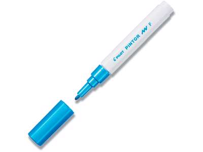 Hobby marker, Metal blå, 1.0 mm, 1 stk, Pilot Pintor SW-PT-F-MG