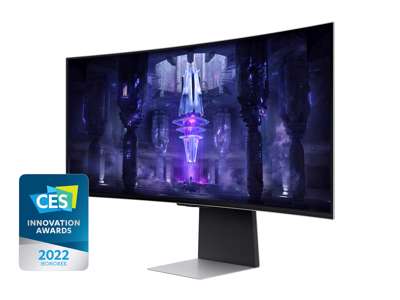 Samsung G85SB computerskærm 86,4 cm (34") 3440 x 1440 pixel UltraWide Quad HD OLED Sølv