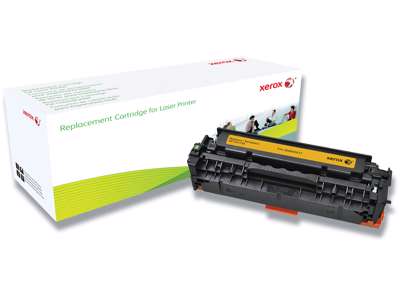 Toner, CE412A/305A, Yellow-gul, 2.600 sider, Xerox XRC 006R03017