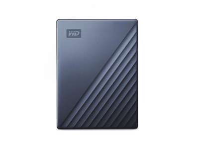 Western Digital WDBFTM0040BBL-WESN ekstern harddisk 4 TB USB Type-C 3.2 Gen 1 (3.1 Gen 1) Sort, Blå