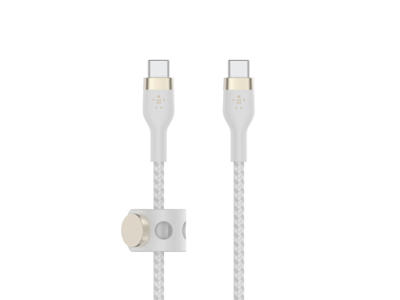 Belkin BOOST↑CHARGE PRO Flex USB-kabel USB 2.0 3 m USB C Hvid