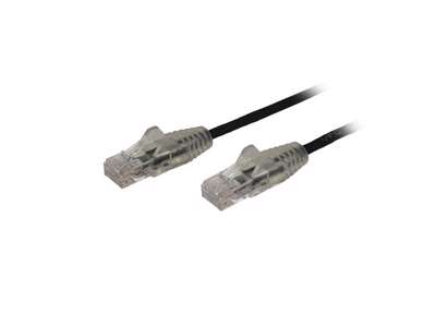 StarTech.com N6PAT200CMBKS netværkskabel Sort 2 m Cat6 U/UTP (UTP)