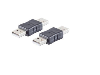 Microconnect USB2-AA-ADAP kabel kønsskifter USB Type-A Sort