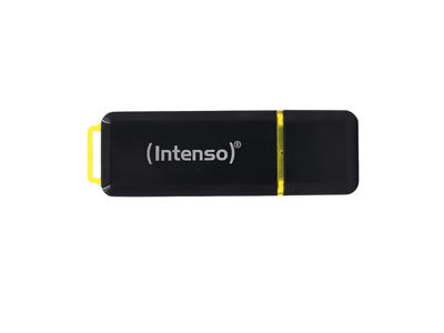 Intenso High Speed Line USB-nøgle 128 GB USB Type-A 3.2 Gen 1 (3.1 Gen 1) Sort, Gul