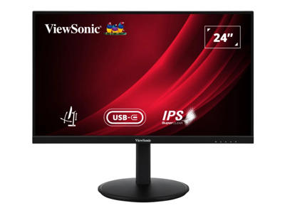 Viewsonic VG Series VG2409-MHDU-2 computerskærm 60,5 cm (23.8") 1920 x 1080 pixel Fuld HD LED Sort