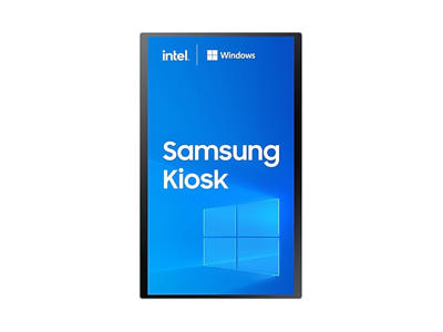 Samsung KM24C-C Kiosk design 61 cm (24") LED 250 cd/m² Fuld HD Hvid Berøringsskærm Indbygget processer Windows 10 IoT Enterprise 16/7