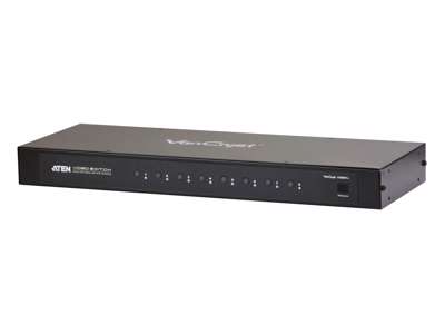 ATEN VS0801A KVM Switch Stativ-montering Sort