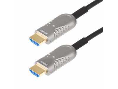 StarTech.com 8K-A-30F-HDMI-CABLE HDMI-kabel 9,1 m HDMI Type A (Standard) Sort, Sølv