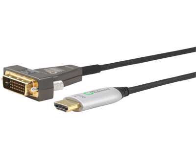 Microconnect HDM1924130OP videokabel adapter 30 m DVI-D HDMI Type A (Standard) Sort