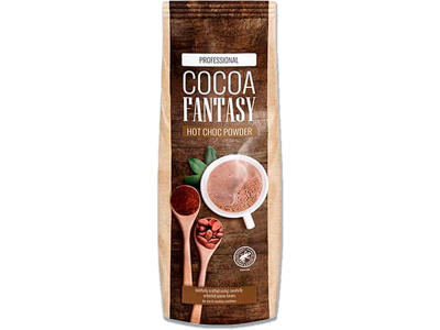 Cacao, 1 pose, 1000 g, 15% kakao, JDE Fantasy Hot Choc Powder