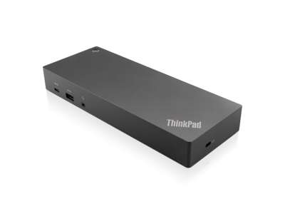 Lenovo 40AF0135IT dockingstation Ledningsført USB 3.2 Gen 2 (3.1 Gen 2) Type-C Sort