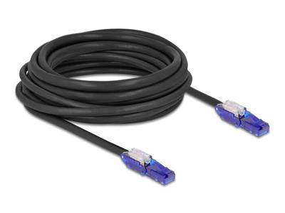 DeLOCK 80930 netværkskabel Sort, Violet 7,5 m Cat6 U/UTP (UTP)