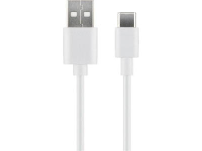 Microconnect USB3.1CCHAR2W USB-kabel USB 2.0 2 m USB A USB C Hvid