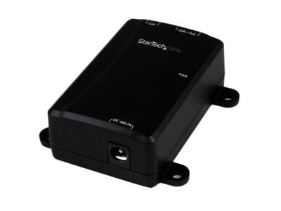 StarTech.com POEINJ1GW PoE adapter Gigabit Ethernet 48 V