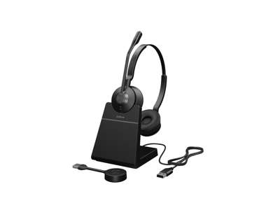 Jabra 9559-415-111 hovedtelefoner/headset Trådløs Kontor/Callcenter Bluetooth Opladningsstativ Sort