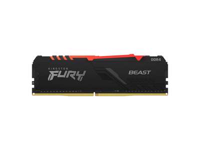 Kingston Technology FURY Beast RGB hukommelsesmodul 16 GB 1 x 16 GB DDR4 3200 MHz