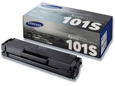 Toner, 101S, Black-sort, 1.500 sider, Samsung MLT-D101S