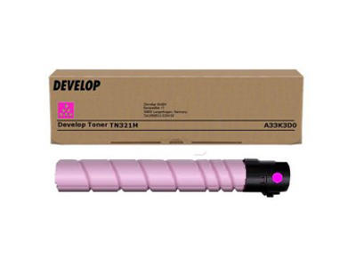 Toner, TN321M, Magenta-rød, 25.000 sider, Develop