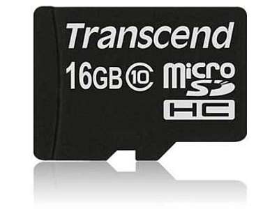 Transcend TS16GUSDC10 hukommelseskort 16 GB MicroSDHC NAND Klasse 10