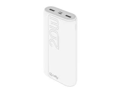 Celly PBPD20000EVOWH powerbank 20000 mAh Hvid