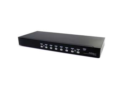 StarTech.com SV831DUSBAU KVM Switch Stativ-montering Sort