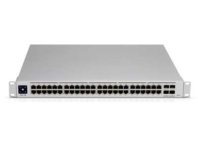 Ubiquiti UniFi USW-PRO-48 netværksswitch Administreret L2/L3 Gigabit Ethernet (10/100/1000) 1U Sølv