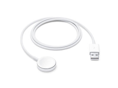 Apple MW6A3ZM/A oplader til mobil enhed Hovedtelefoner, SmartWatch Hvid USB Indendørs