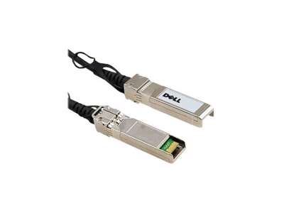 DELL 470-AAXB InfiniBand og fiberoptisk kabel 0,5 m QSFP+ Sort