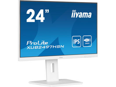 iiyama ProLite XUB2497HSN-W1 computerskærm 60,5 cm (23.8") 1920 x 1080 pixel Fuld HD LED Hvid