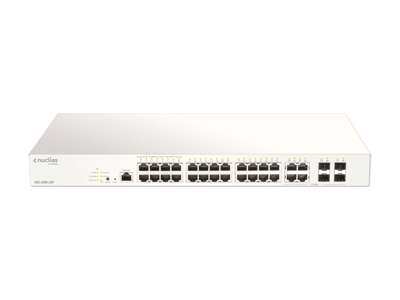 D-Link DBS-2000-28P/E netværksswitch Administreret L2 Gigabit Ethernet (10/100/1000) Strøm over Ethernet (PoE) Grå