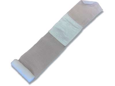 Bandage, 4mx12cm, nylon/viskose, enkeltmandspakke, steril, 500stk, Snøgg