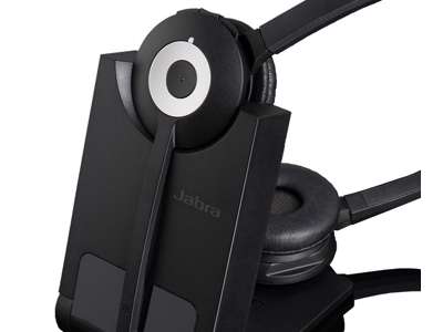 Jabra Pro 920 Duo Headset Trådløs Kontor/Callcenter Sort